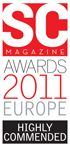 SC Magazine Awards 2011 Europe - Highly Commended