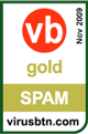 Virus Bulletin Gold Spam Award